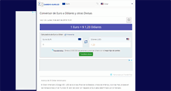 Desktop Screenshot of cambio-euro.es